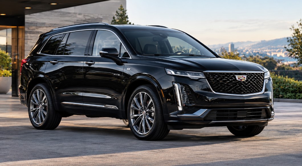 Luxury mid size SUV such as Cadillac XT6 or Lincoln Aviator for airport transfers